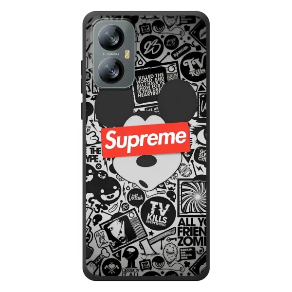 Чехол с рисунком «Supreme Маус» для Blackview A52 Pro Чехол с рисунком «Supreme Маус» для Blackview A52 Pro