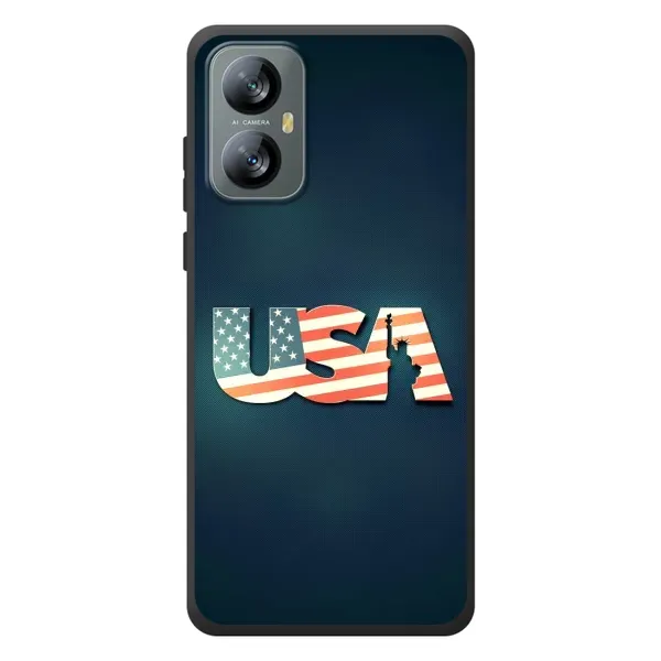 Чехол с рисунком «USA» для Blackview A52 Pro Чехол с рисунком «USA» для Blackview A52 Pro