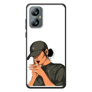 Силиконовый Чехол на Blackview A52 Pro с картинкой Стильных Девушек (В зеленом)