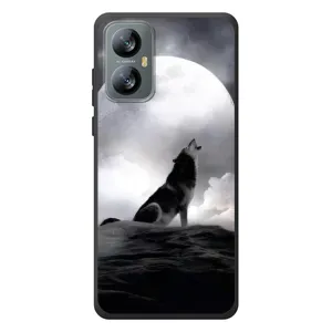Чехол с Волком на Blackview A52 Pro (Волк и луна)