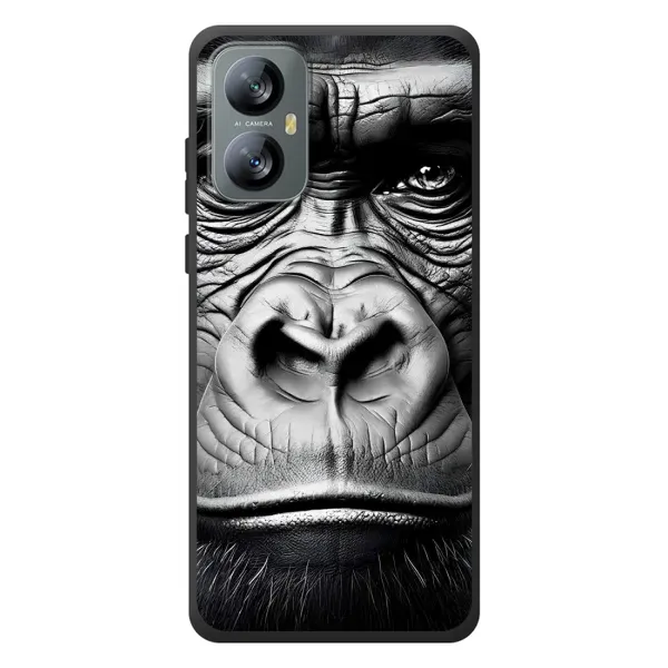 Чехол с рисунком «Черная обезьяна» для Blackview A52 Чехол с рисунком «Черная обезьяна» для Blackview A52