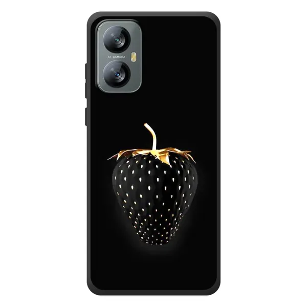 Чехол с рисунком «Чёрная клубника» для Blackview A52 Чехол с рисунком «Чёрная клубника» для Blackview A52