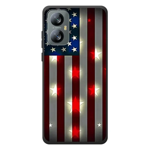 Чехол с рисунком «Флаг США 2» для Blackview A52 Чехол с рисунком «Флаг США 2» для Blackview A52