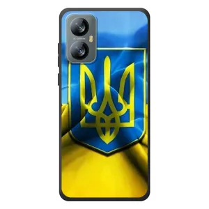 Чехол с картинкой (Патриотический ГЕРБ) на Blackview A52 (Герб и Флаг Украины)