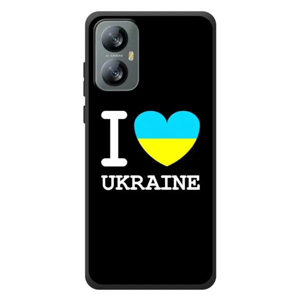 Чехол с рисунком «I Love Ukraine» для Blackview A52 Чехол с рисунком «I Love Ukraine» для Blackview A52