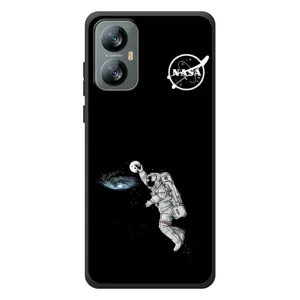 Силиконовый бампер с принтом "Наса" на Blackview A52 (Космонавт баскетболист)