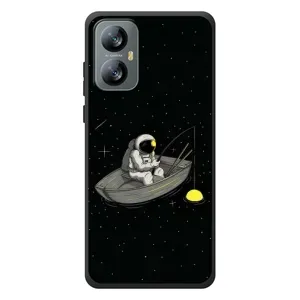 Силіконовый Чохол з принтом "Космонавти" на Blackview A52 (Космонавт на рибалці)