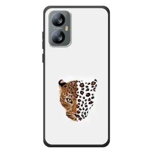 Чохол з леопардовим принтом на Blackview A52 (Леопард на білому)