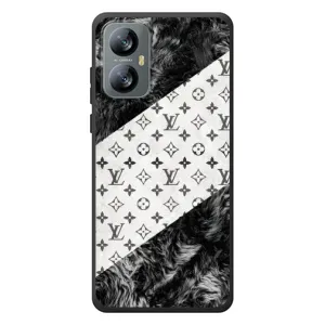 Чехол Стиль Louis Vuitton на Blackview A52 (LV на белом)