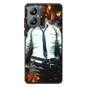 Силиконовый чехол с картинкой "Герой Pubg" на Blackview A52 (Man Пубг)