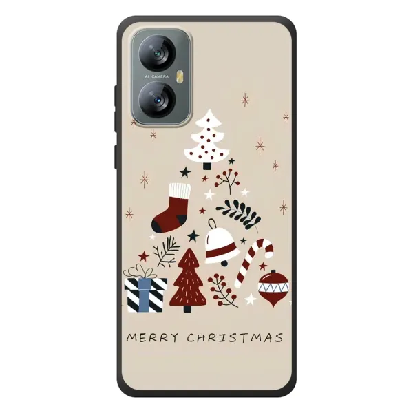 Чехол с рисунком «Merry Christmas» для Blackview A52 Чехол с рисунком «Merry Christmas» для Blackview A52