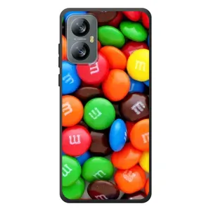 Чехол с изображением  вкусной еды для Blackview A52 (Разноцветные M&M'S)