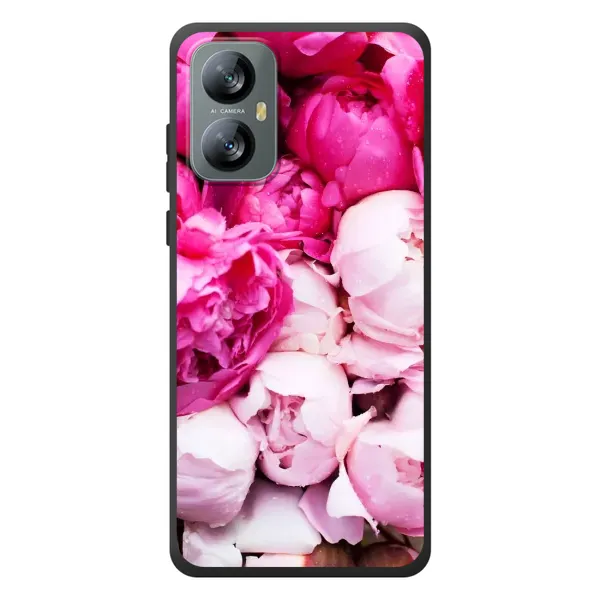 Чехол с рисунком «Пионы» для Blackview A52 Чехол с рисунком «Пионы» для Blackview A52