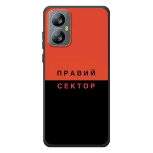 Чехлы УПА (Красно-Чёрный) на Blackview A52 (Правый Серктор)