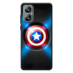 Чехол с Щитом Капитана Америки на Blackview A52 (Яркий Щит Капитана)