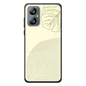 Чехол цветочный дизайн для Blackview A52 (Зелёный фон)
