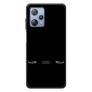 Силиконовый бампер с картинкой машины на Blackview A53 Pro (Силует Audi)