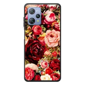 Силиконовый бампер с принтом (цветочки) на Блэквью А53 Про (Букет цветов)