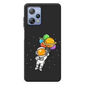 Силиконовый Чехол с принтом "Космонавты" на Blackview A53 Pro (Космонавт с шариками)