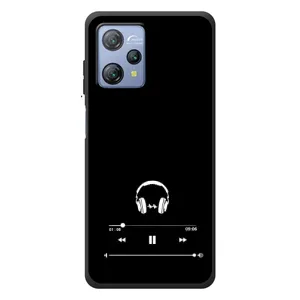 Чехол с картинками на черном фоне для Blackview A53 Pro (Плеер)