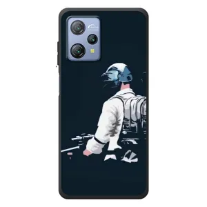 Силиконовый чехол с картинкой "Герой Pubg" на Blackview A53 Pro (В экиперовке)