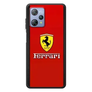 Силиконовый бампер с картинкой машины на Blackview A53 (Ferrari Logo)