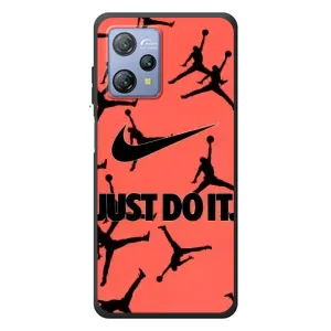 Силиконовый Чехол Nike Air Jordan на Блэквью А53 (Just Do It)