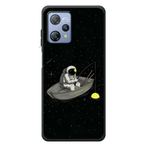 Силиконовый Чехол с принтом "Космонавты" на Blackview A53 (Космонавт на рыбалке)