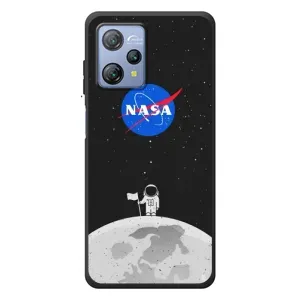 Силиконовый бампер с принтом "Наса" на Blackview A53 (Космонавт NASA)