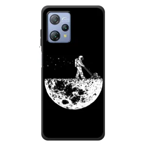 Силиконовый Чехол с принтом "Космонавты" на Blackview A53 (Космонавт)