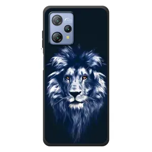 Чехол с картинкой на Blackview A53 (Лев - синий)