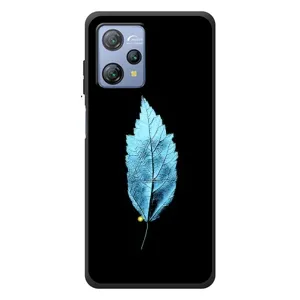 Чохол з картинками на чорному фоні для Blackview A53 (Листя)