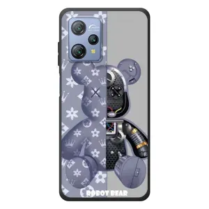 Силиконовый чехол для Blackview A53 (Медведь Louis Vuitton)