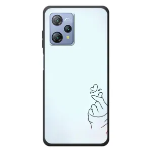 Чохол (Знак сердечка) для Blackview A53 (Сердечко на блакитному)