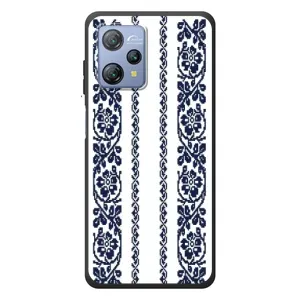 Силиконовый Чехол на Blackview A53 с картинкой Вышиванки (Синяя вышиванка)