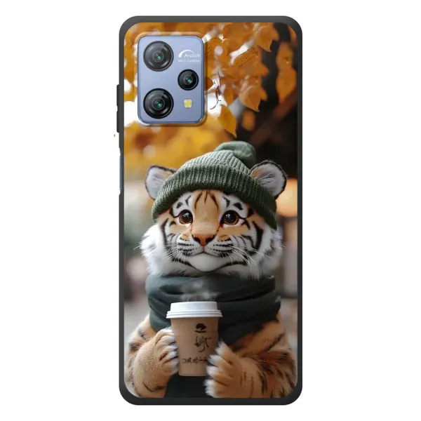 Чехол с рисунком «Тигр с кофе» для Blackview A53 Чехол с рисунком «Тигр с кофе» для Blackview A53