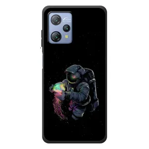 Силиконовый Чехол с принтом "Космонавты" на Blackview A53 (В руках земля)