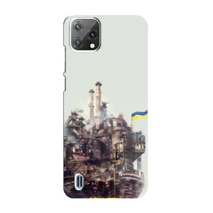 Чехлы на военную тематику для Blackview A55 (Азовсталь)