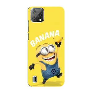 Мультяшный принт на Чехол для Блеквью А55 (Banana)