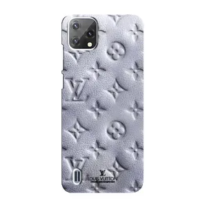 Текстурний Чохол Louis Vuitton для Блеквью А55 (Білий ЛВ)