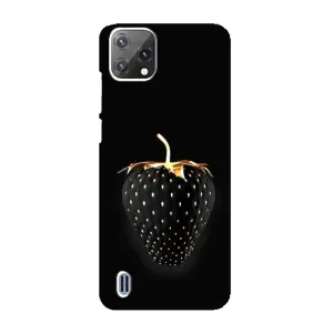Чехол с изображением  вкусной еды для Blackview A55 (Чёрная клубника)