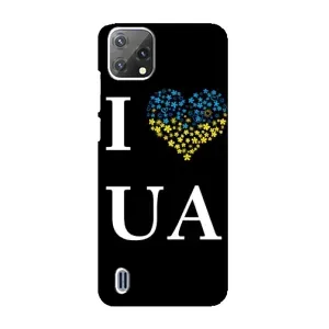 Силиконовый Чехол на Blackview A55 (Я-Украина) (I Love UA)