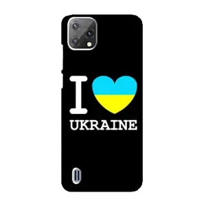 Чехол с Украинской символикой на Блеквью А55 (I Love Ukraine)