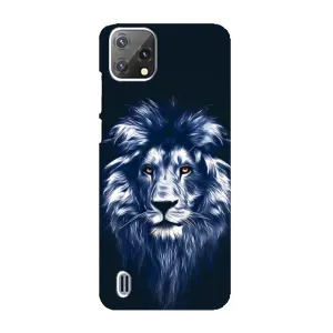 Чохол з картинкою на Blackview A55 (Лев – синій)