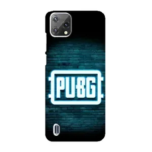 Чехол (TPU) с картинкой "Лого Пабг" на Блеквью А55 (Лого PUBG)