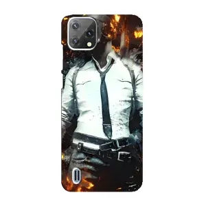 Силиконовый чехол с картинкой "Герой Pubg" на Blackview A55 (Man Пубг)