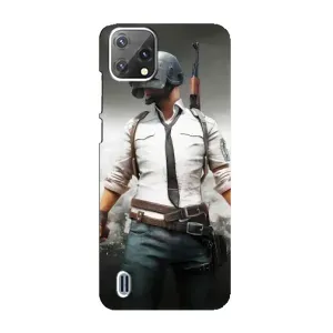 Силиконовый чехол с картинкой "Герой Pubg" на Blackview A55 (Пабг)