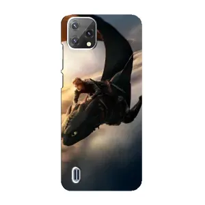 Чехол дракон Беззубик для Blackview A55 (Полет Беззубика)