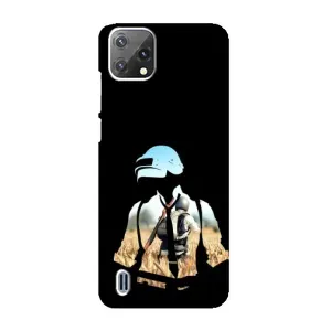 Силиконовый чехол с картинкой "Герой Pubg" на Blackview A55 (Пубг мен)