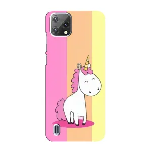 Чехол Unicorn на Blackview A55 (Радужный Единорог)